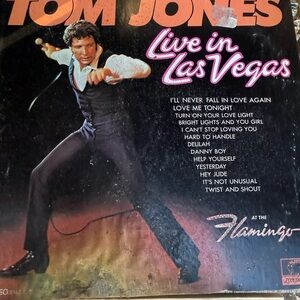 Tom Jones Live in Las Vegas Vinyl Record